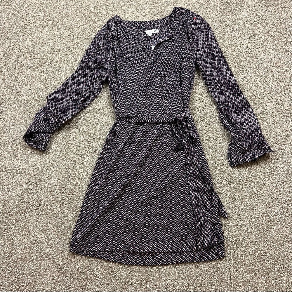 NWT Loft wrap side tie dress women's M